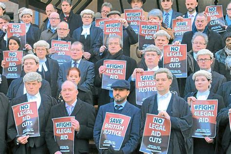 Barristers Protest Outside Birmingham Crown Court Over Legal Aid Cuts Express And Star