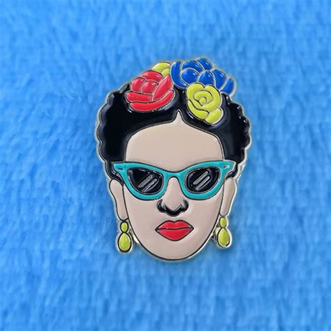 frida enamel pin summer fridamaniacs