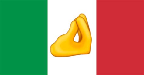 Italian Hand Gesture To Get Its Emoji Intrieste