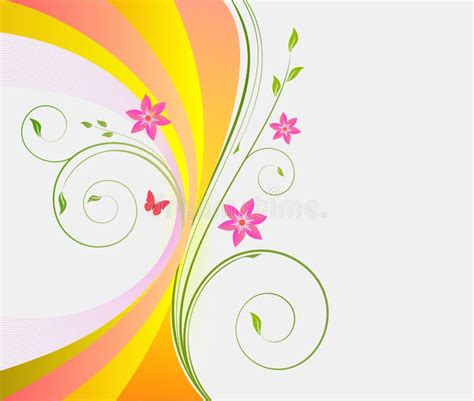 Abstract Decor Wave Vector Background Illustration Curve Line Art