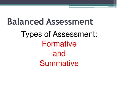 Ppt Balanced Assessment In The Classroom Powerpoint Presentation