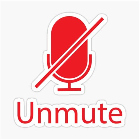 Unmute Mute Unmute Audio Microphone Sign Icon Or Logo Vector Image