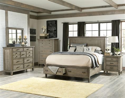 Shop bedroom sets from nebraska furniture mart. Coastal Master Bedroom Ideas: Brownstone 3pc (Bed, Mirror ...