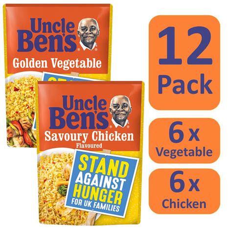 Uncle chin's chicken rice combo. 12x 250g Uncle Ben's Microwave Rice Mixed Pack 6x Golden ...
