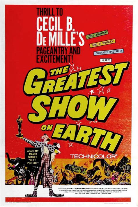 The Greatest Show On Earth 1952 Poster 1 Trailer Addict