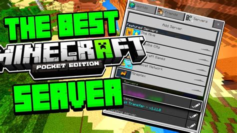 The Best Mcpe Server Minecraft Pe Pocket Edition Xbox Windows 10
