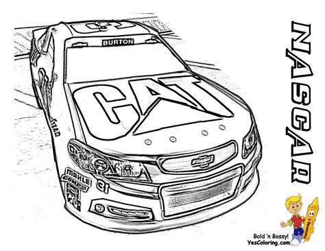 Free, printable coloring book pages, connect the dot pages and color by numbers pages for kids. Free NASCAR Coloring Pages ~ The Sports Fan