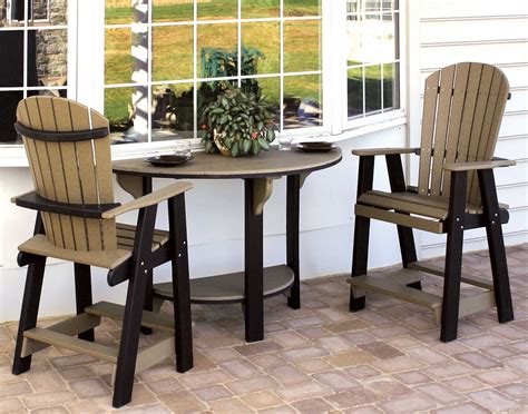 Small Round Patio Table And 2 Chairs Empire Collection Round Pub
