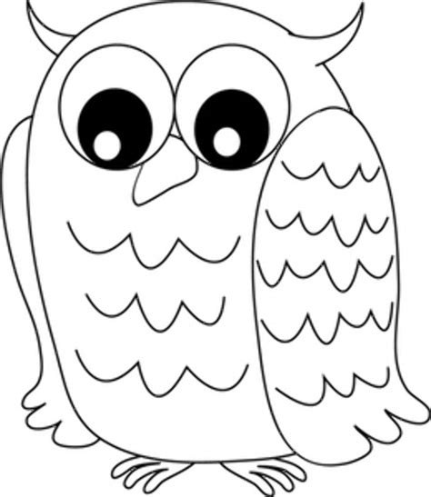 Download High Quality Owl Clipart Black And White Cartoon Transparent