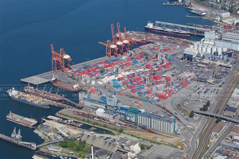 Aerial Photo Port Of Vancouver