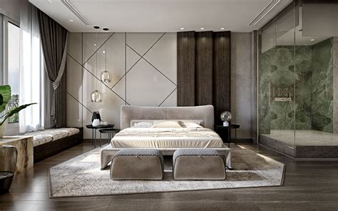 Master Bedroom On Behance Contemporary Bedroom Master Bedroom