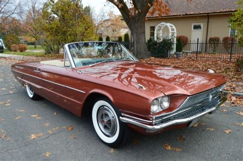 Gorgeous Restored 1 Owner Rare 1966 Ford Thunderbird Convertible 390