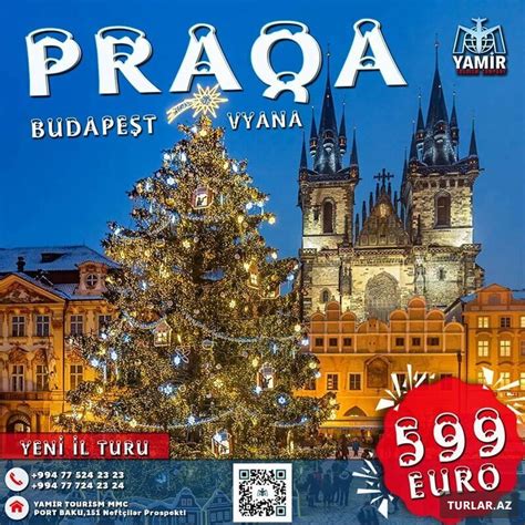 Praqa Budapeşt Vyanada Yeni İl Turu Yamir Turizm