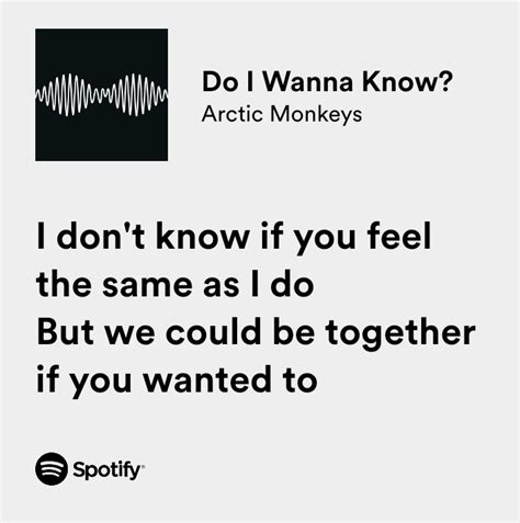 ㅠ ‧̫ ㅠ♡︎ On Twitter Rt Thepopquote Arctic Monkeys Do I Wanna Know