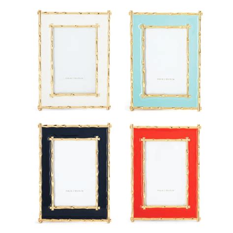 Brynn Gold Bamboo Border Photo Frames In Various Colors In 2021 Gold