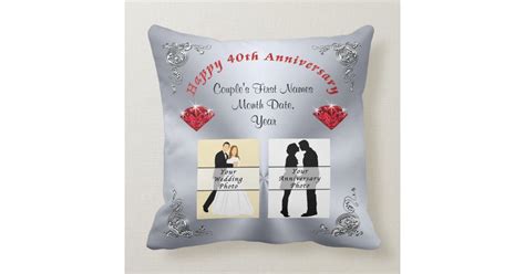 We did not find results for: Your 1 or 2 Photo Ruby Wedding Anniversary Gifts Cushion ...