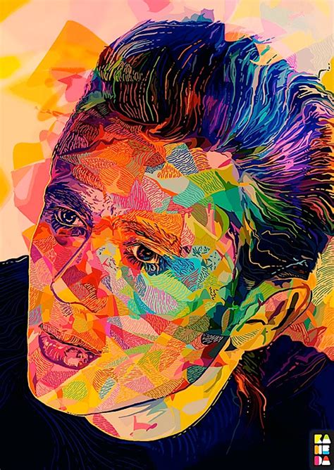 Abstract Colors Portraits By Alessandro Pautasso Daily Design