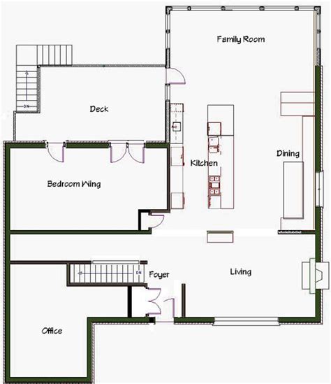 This is your ultimate kitchen layouts actually you can lay out your kitchen in more formations than that; BlueHost.com | Kitchen floor plans, Floor plans, Galley ...