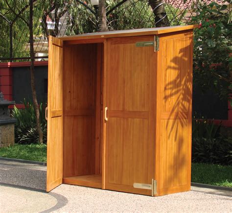 Hardwood Garden Storage Cabinet