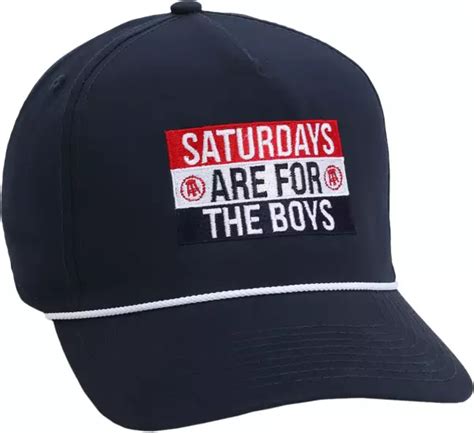 Barstool Sports Mens Saturdays Are For The Boys Rope Snapback Golf Hat