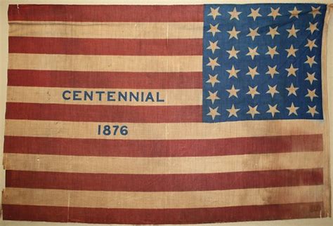 38 Star Flag Centennial 1876 Flag Printed On Sized Cotton Flickr
