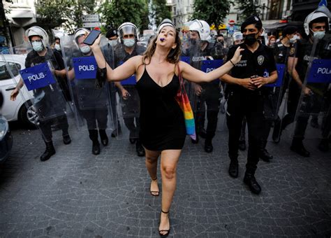 Big Pride Parade In Paris Turkish Police Stop Marchers Pbs News Weekend