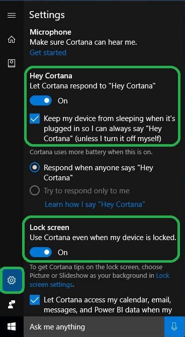 Cortana On Lock Screen Not Working Microsoft Community