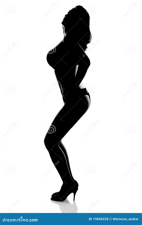 Sexy Woman Silhouette Royalty Free Stock Photos Image