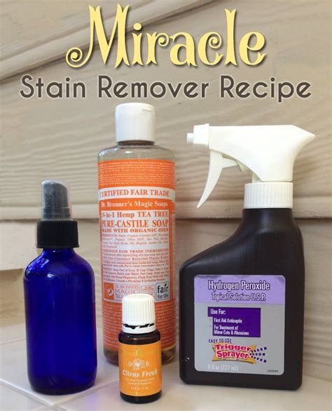 While fur and fluff can be maintained daily or weekly, urine and fecal spots need to be tended to right away to prevent odor and staining. DIY Super Stain Remover with Natural, Chemical-Free ...