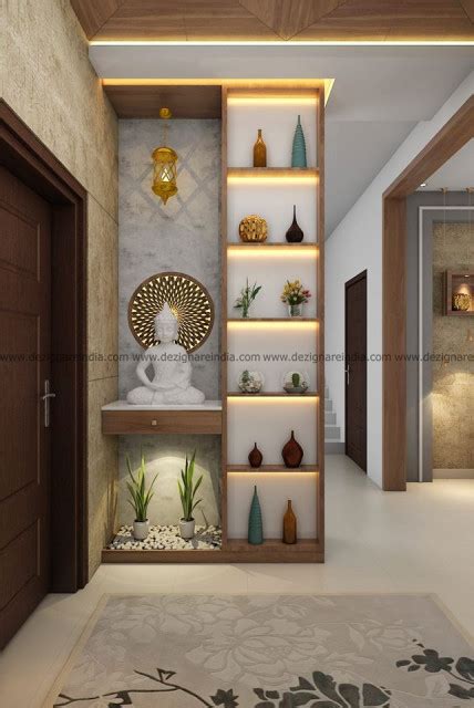 Foyer Designed Elegantly Finished In Veneer And Duco Modern Entry