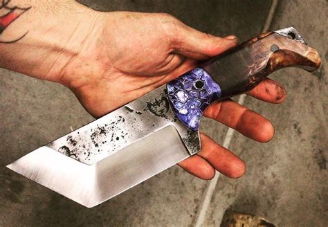 This Was A Really Fun Custom Order To Make Tanto Cleaver With Super