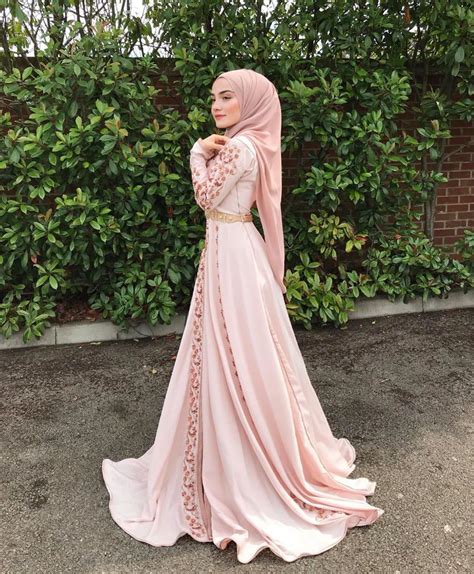 Long Sleeve Party Dresses With Hijab Zahrah Rose In 2020 Party Dress Long Sleeve Party