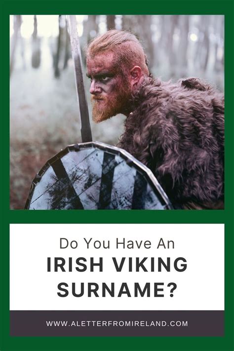 Do You Have An Irish Viking Surname A Letter From Ireland In 2023