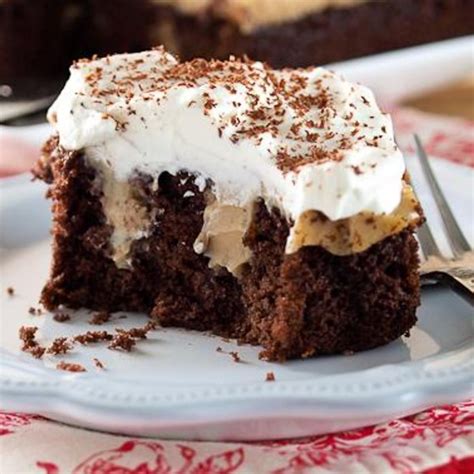 Chocolate Peanut Butter Pudding Poke Cake Recipe Cake Recipes Poke