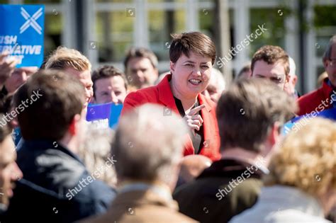 Ruth Davidson Launches Scottish Conservative Election Editorial Stock Photo Stock Image