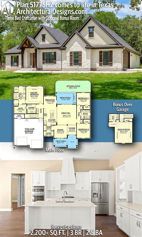 Architectural Designs House Plan 51775hz Built By Dumbeck Custom Homes