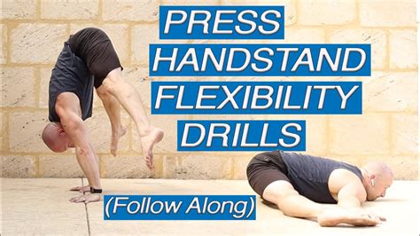 Press Handstand Flexibility Drills Follow Along Youtube