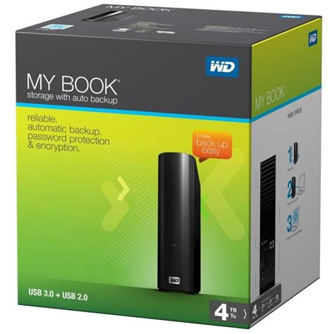 Western Digital 4tb My Book Essential 35 Desktop External Hard Drive