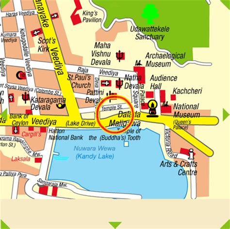 Sri Lanka Map Kandy