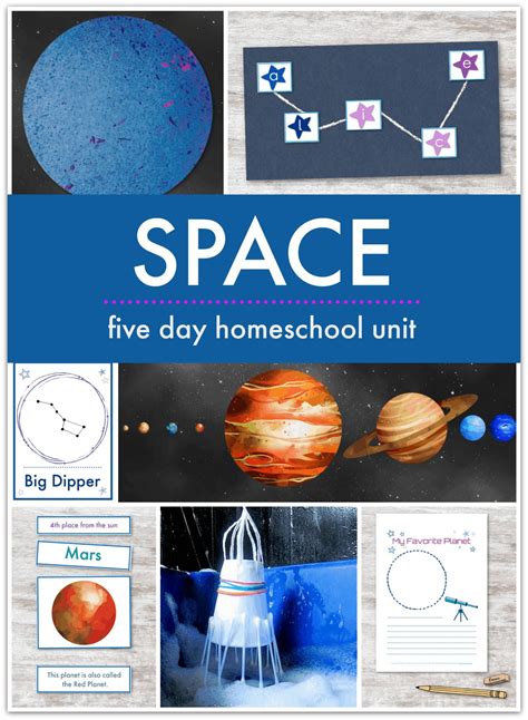 Free Space Unit Thematic Lesson Plans With Printables Nurturestore