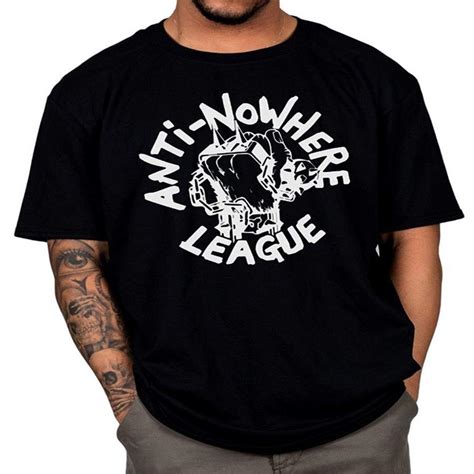 Anti Nowhere League Logo Unisex The Perfect Crime So What T Shirt Custom Merch Online Store
