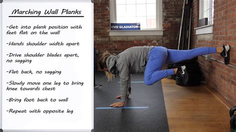 Ttsl Daily Movement How To Do Marching Wall Planks Youtube