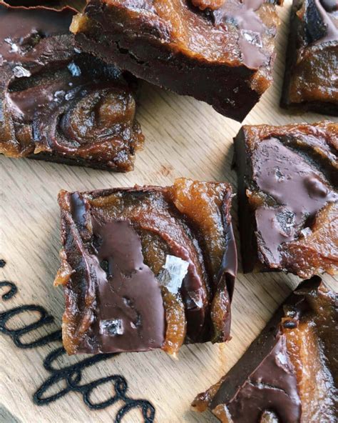 Vegan Salted Caramel Dark Chocolate Fudge Savoured Kitchen