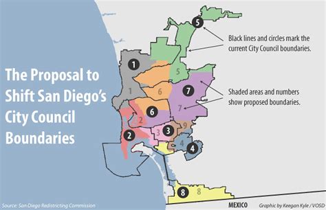 Current And Proposed San Diego City Council Boundaries Map Flickr