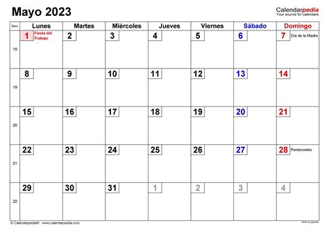 Calendario Mayo 2022 En Word Excel Y Pdf Calendarpedia Kulturaupice