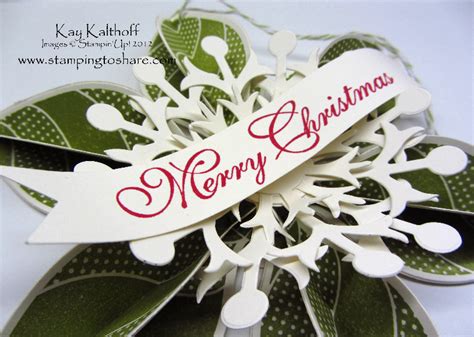 829 Stampin Up Ornament Keepsakes Cards And Decoration
