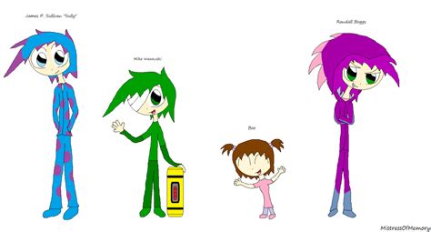 Monsters Inc Characters In My Style By Mistressofmemory