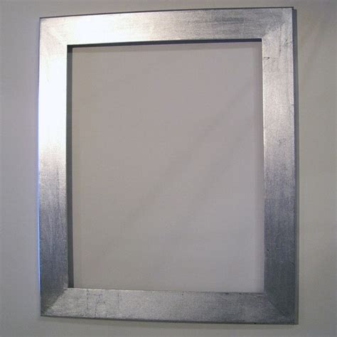 16x20 Silver Leaf Hardwood Picture Frame Cusotm Built For