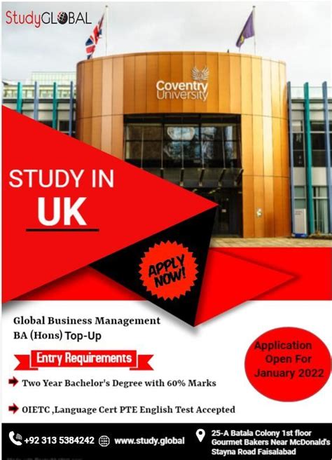 Get Admission In Coventry University