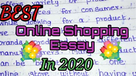 Online Shopping Essayhow To Write An Essay On Online Shopping In 2020